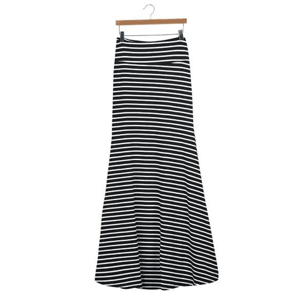 Fashion Women Autumn New Asymmetric Pencil Long Skirt Charming Elastic High Waist Printing Saia Falda Plus Size Y1 | Женская одежда