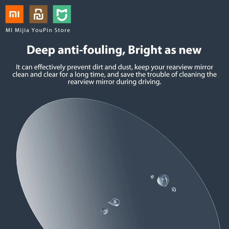 Оригинальные 2 шт./компл. Xiaomi Youpin заднего вида автомобиля Водонепроницаемый Анти-туман непромокаемые зеркальная защитная пленка с прозрачной мембранной Стикеры