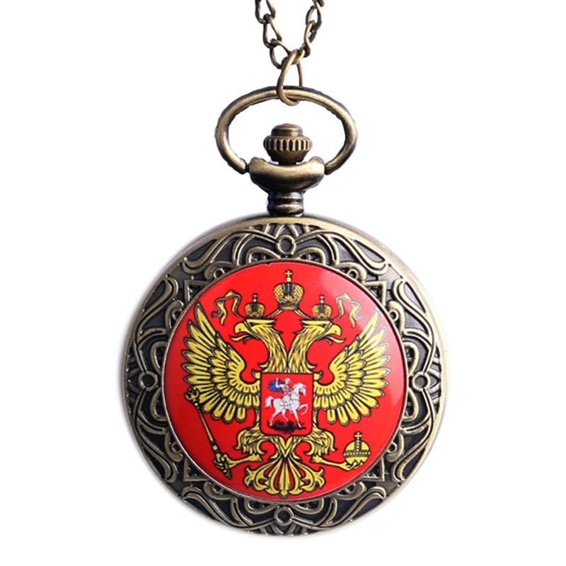 

Fashion Bronze Men Women Quartz Pocket Watch WithVintage Steampunk Necklace Retro Chain for Best Gifts relogio feminino