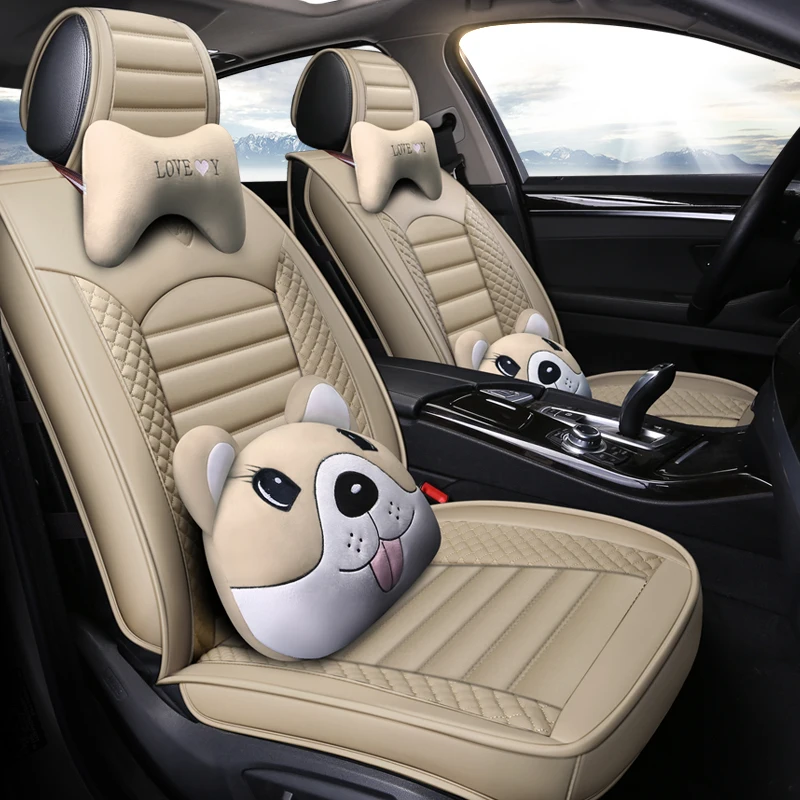 Универсальный из искусственной кожи сидений автомобиля для honda CR V CRV Accord HR