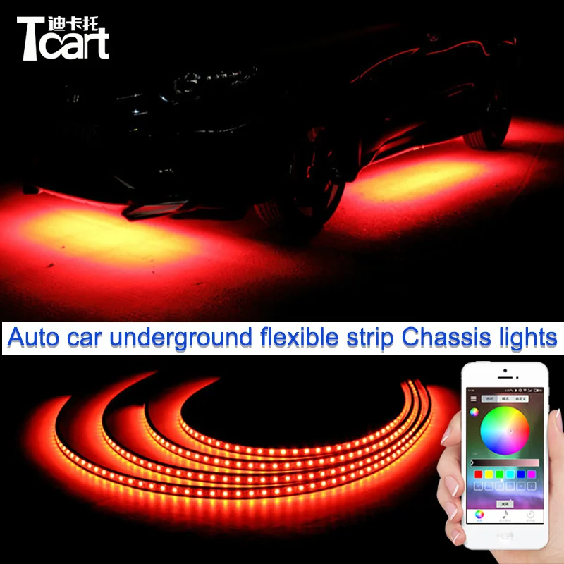 Tcart для Infiniti FX37 FX 50 90/120 см автомобильный RGB светодиодный светильник