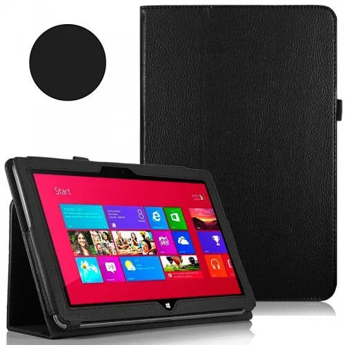 Чехол для microsoft Win 8 поверхности RT 10,6, GARUNK из искусственной кожи Защитная крышка для microsoft Win8 поверхности Rt 10,6 планшетный ПК - Цвет: Black