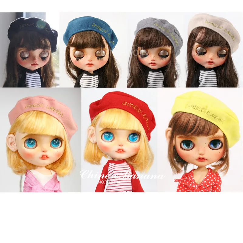 Новое поступление 7 видов цветов 1 шт. повседневные береты для Blyth Doll Hat аксессуары