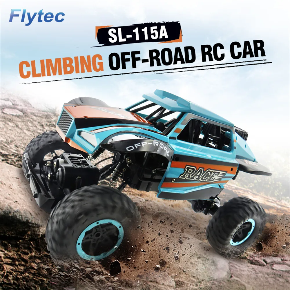 Flytec SL 115A 1/14 4WD высокое Скорость рок внедорожник гусеничный RC автомобилей 2 4 г 2CH