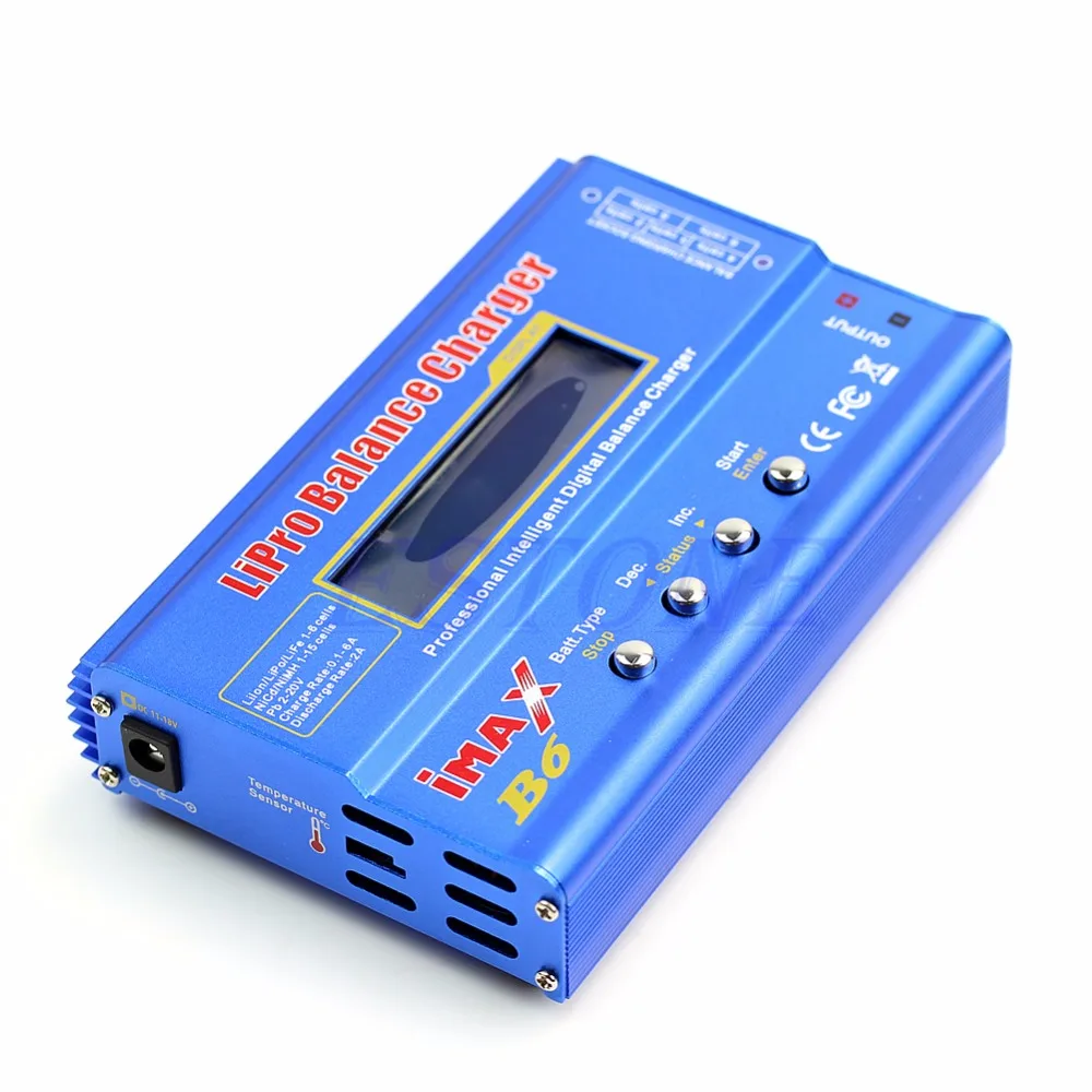 ЖК экран цифровой RC Lipo NiMh Зарядное устройство iMAX B6 для батарей Lion LiPo LiFe (A123) Pb NiCd и