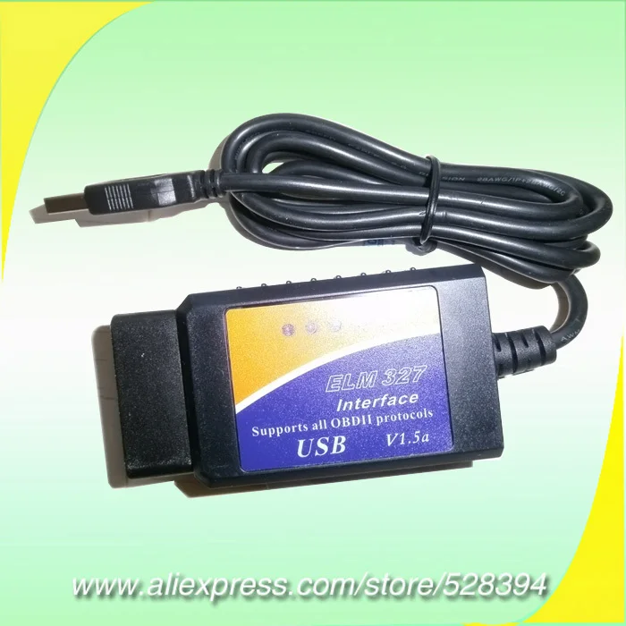 

Чип 2303 ELM327 USB V1.5 автомобильный интерфейс OBD2 Диагностический кабель поддерживает все протоколы obdii