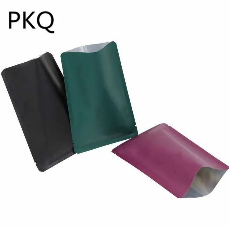 100 шт 3 размера плоский рот термоуплотнительная сумка алюминиевая косметическая