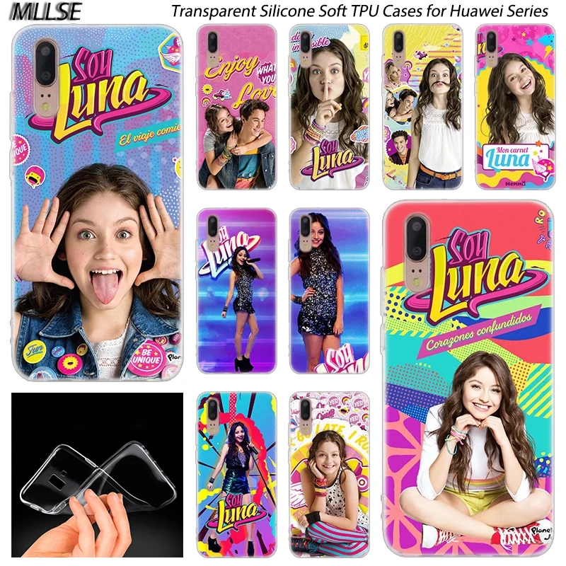 Мягкий силиконовый чехол Soy Luna для Huawei P30 P20 P10 P9 P8 Lite 2017 Pro Mini PSmart 2019 Plus Модный