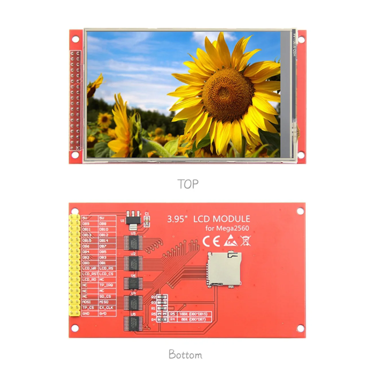 3,95 дюймов "/4,0 дюймов" дюймов 320*480 ST7796S TFT цветной ЖК-дисплей модуль экран с сенсорной панелью для Arduino UNO Mega2560 8/16 бит