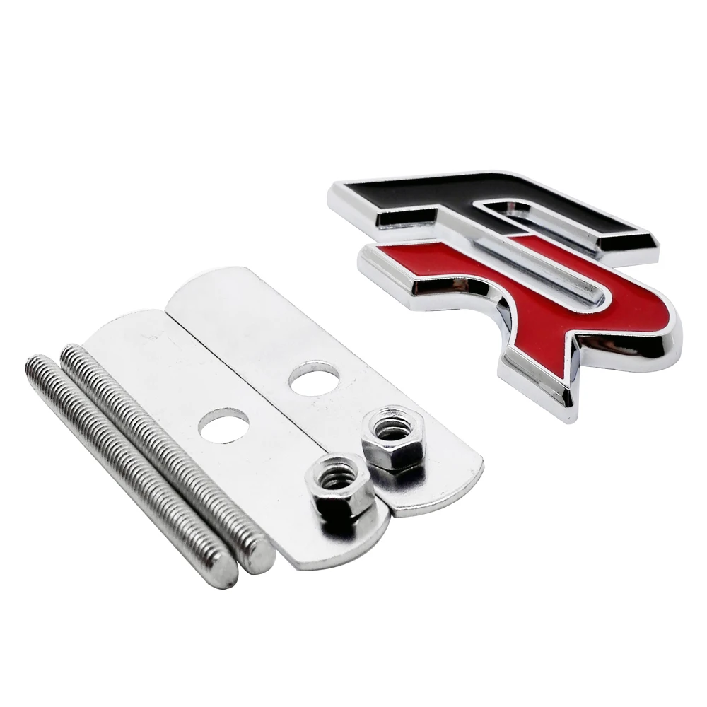 

Auto Sticker 3D Grill Emblem FR Badge For SEAT Ibiza Leon Altea Cordoba Alhambra Toledo Exeo Cupra Metal Decal Car Accessories