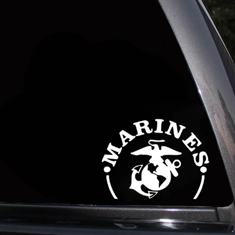 YJZT 14 7 см * 11 Виниловая наклейка с изображением морской пехоты USMC безопасная