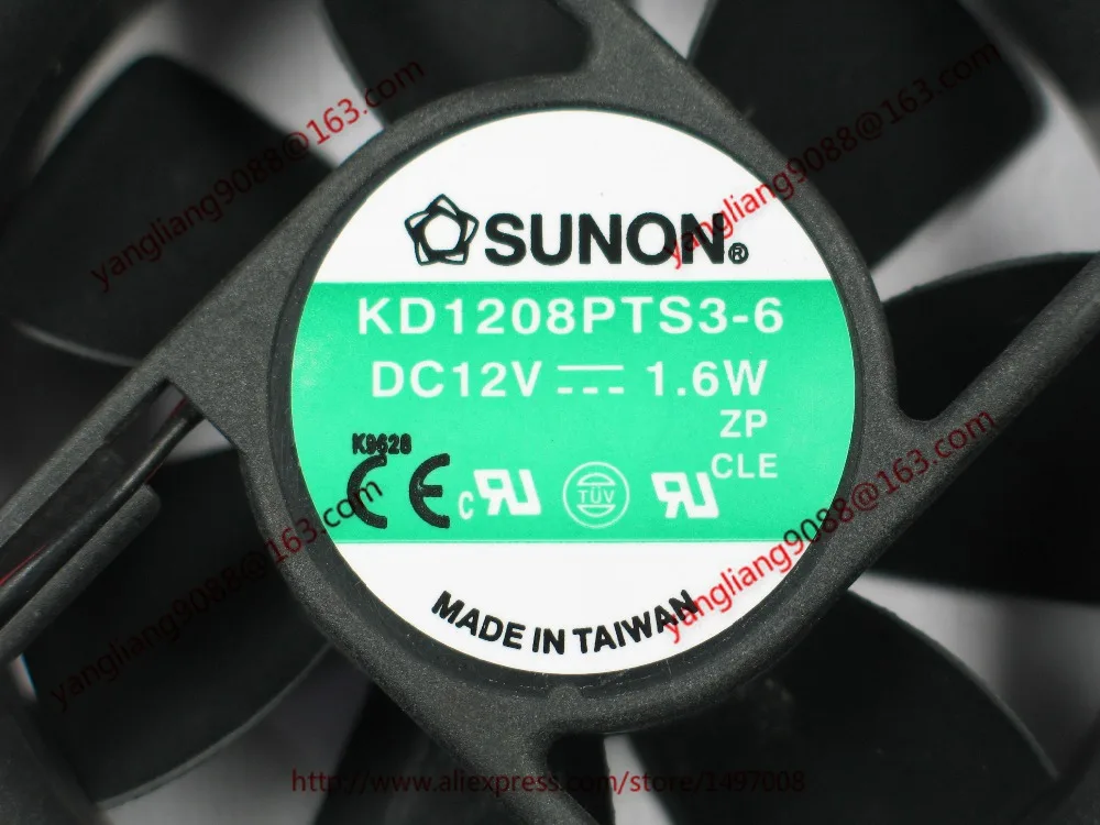 SUNON KD1208PTS3 6 DC 12V 1 4 W 80X80X25mm Вентилятор охлаждения сервера|square fan|server fandc fan 12v |