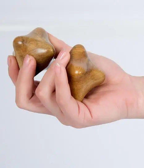 Деревянный массажный шарик Camphor Улучшенный Уход за здоровьем деревянный