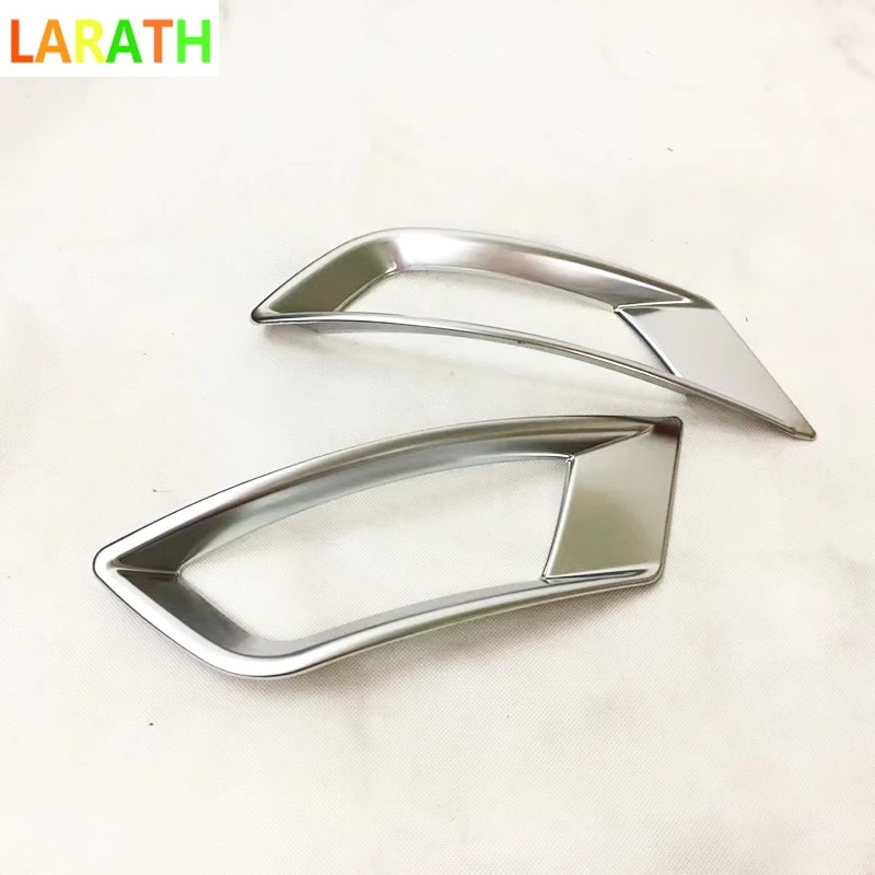 Для Jaguar F Pace f pace X761 2016 2017 ABS Chrome Задний противотуманный фонарь Lamp Stiker Cover Frame Accessories