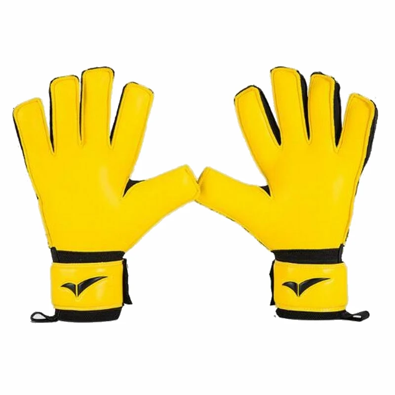 

Latex pvc professional kids men goalkeeper gloves football 5 finger save guard keeper goalie soccer gloves Goalkeeper Gloves