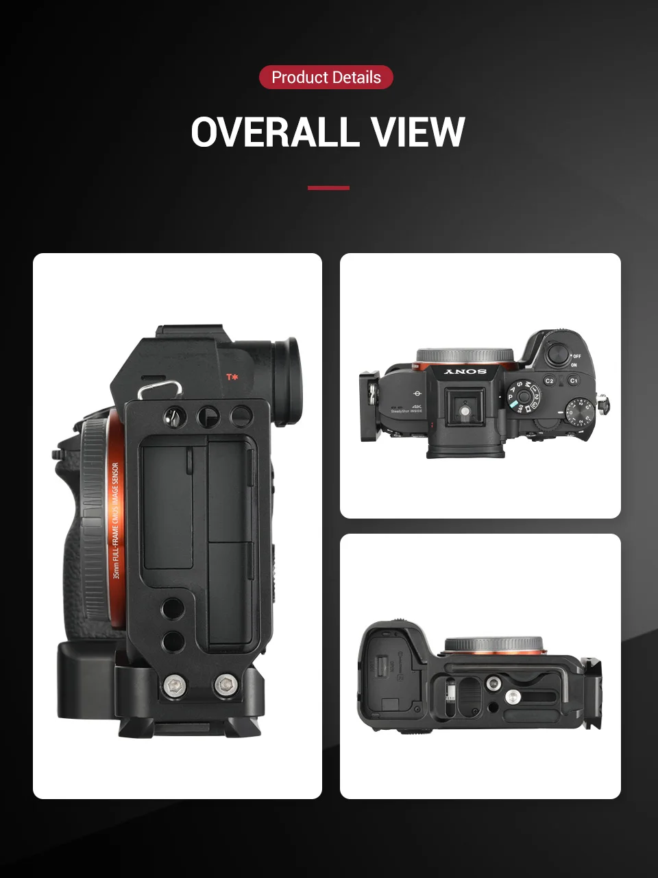 SmallRig A7M3 A7R3 L кронштейн для sony A7SIII A7III A7RIII A9 Arca-Швейцарский Стандарт L Пластина Монтажная пластина-2122