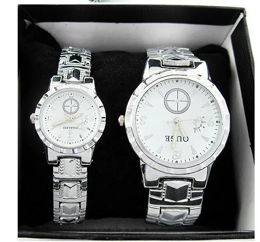 Free Shipping New design of stainless steel solid color fashion simple lovers table couple watches | Наручные часы