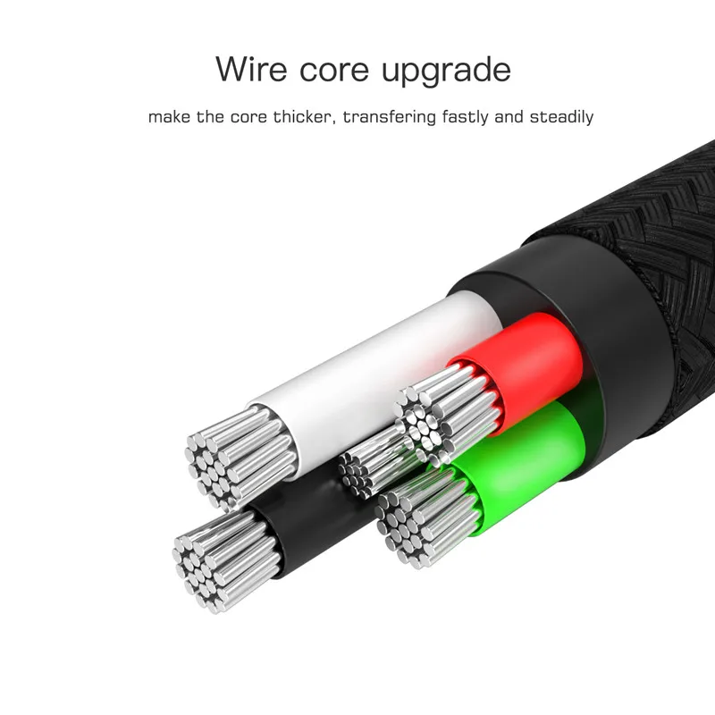 Caseme Micro USB кабель Android плетеный нейлоновый Зарядное устройство быстрая зарядка