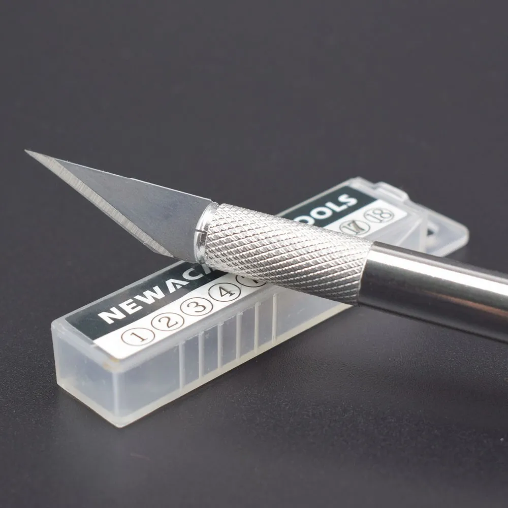 NEWACALOX 80 шт. 8 различных лезвий из нержавеющей стали Искусство хобби нож резьба по дереву инструменты ремесла скульптуры инструмент гравировка PCB ремонт
