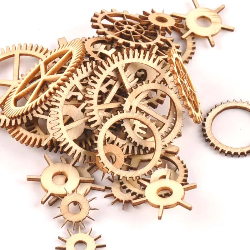 Деревянные Шестерни для скрапбукинга 20-40 мм 36 шт. |