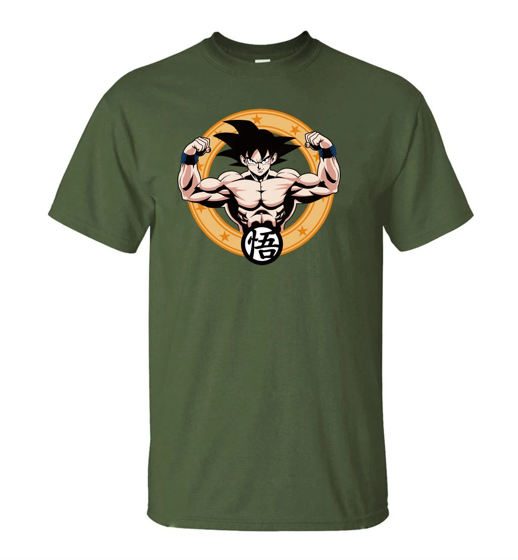Lasting Шарм Dragon Ball Z с рисунком Для мужчин футболка Новое поступление Летняя 100%
