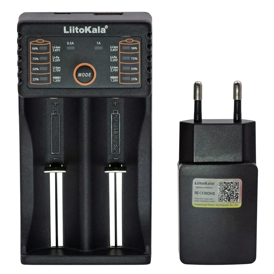 Зарядное устройство Liitokala Lii 402 100 18650 зарядное для аккумуляторов 1 2 в 3 7 85 В AA/AAA 26650