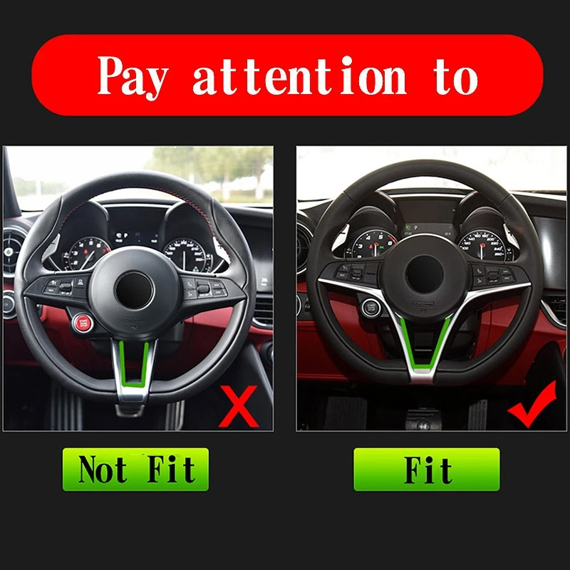 Украшение руля из настоящего углеродного волокна для Alfa Romeo Giulia Stelvio 2017 2018 2019