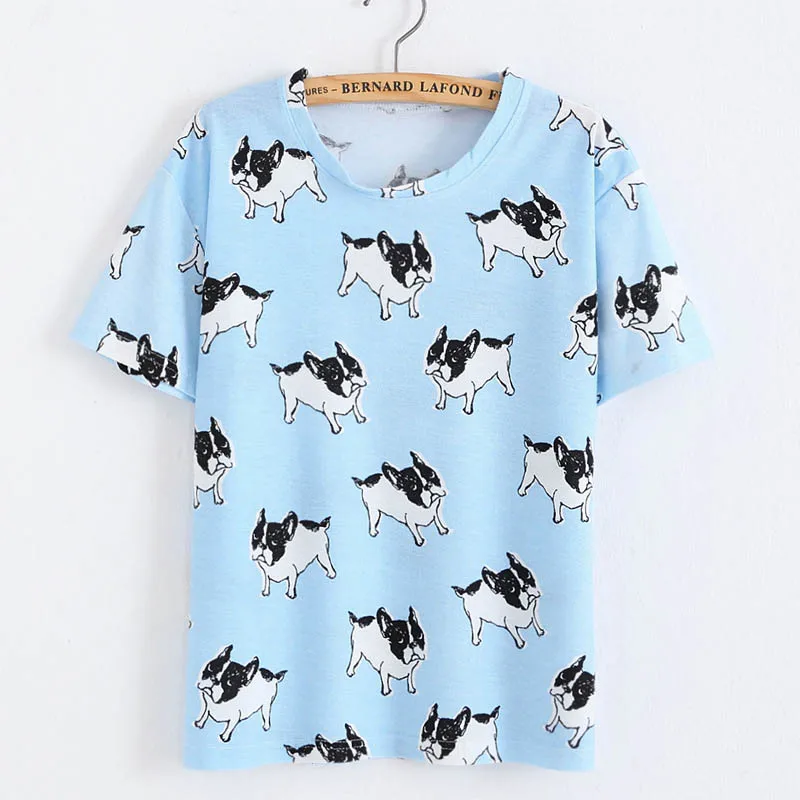 30 стилей Цветочный принт футболка Женская Повседневная Топы женские футболки