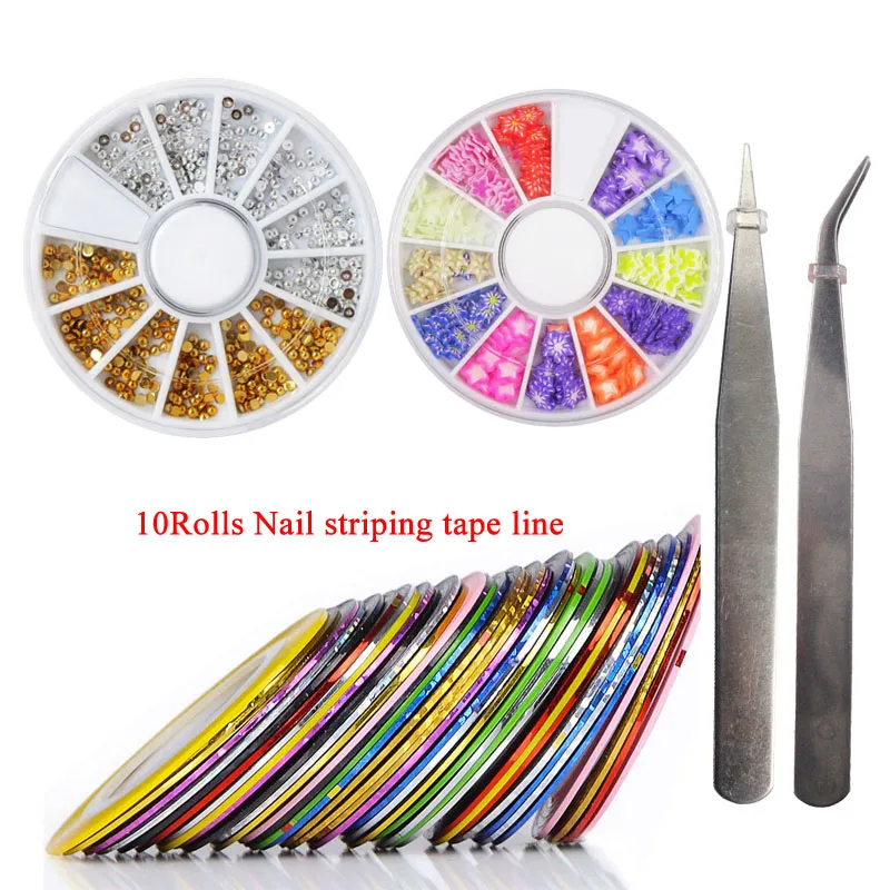 Колесо для 3D украшения ногтей Bittb акриловый УФ-гель стразы нестандартные бусины