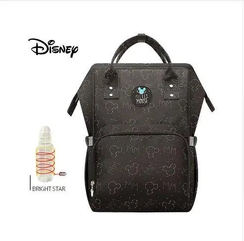 Disney Mochila Maternidade водонепроницаемые сумки-термосы для детского питания USB бутылочки для кормления дорожный Рюкзак Детские сумки для мамы сумка для хранения - Цвет: picture color