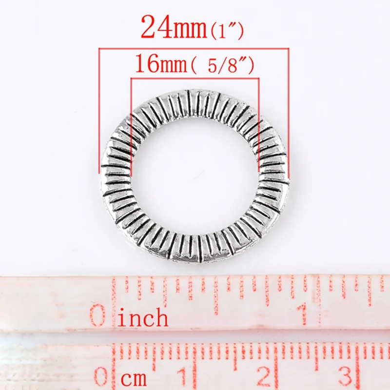 24mm 20pcs 100 шт Серебряные закрытые прыгающие кольца 12 мм круглые закрытые кольца для изготовления ювелирных изделий ожерелье браслет DIY Аксессуары для рукоделия - Цвет: 24mm 20pcs
