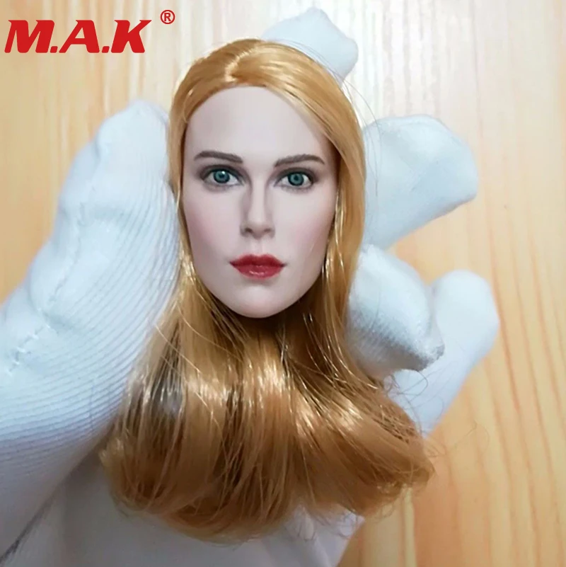 

Масштаб 1:6 Красивая Женская девушка молодая Лепка голова со светлыми волосами Модель Игрушки Для 12-дюймового бледного тела Коллекционная к...