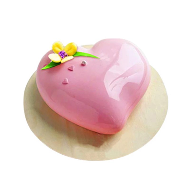 

SHENHONG Comma Heart Shape Cake Mold For Baking Dessert Art Mousse Silicone 3D Mould Pastry Chocolate Pan Silikonowe Moule
