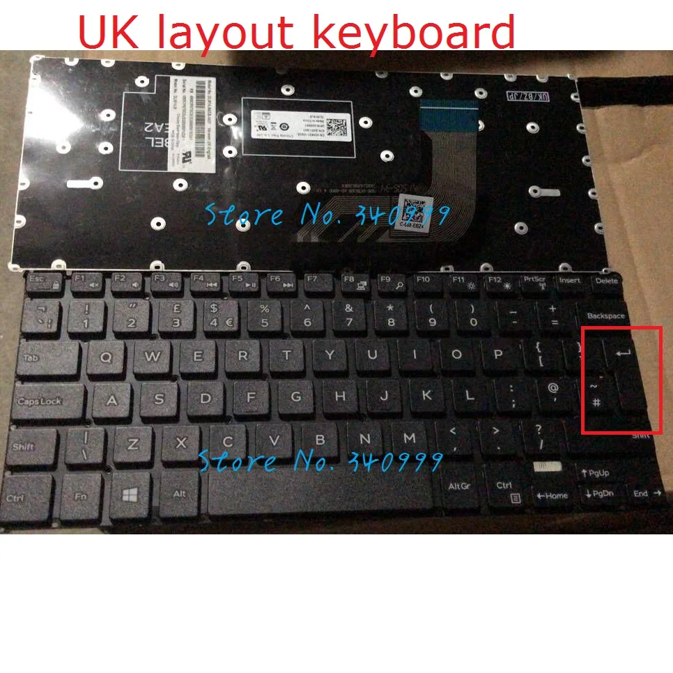 Новая клавиатура для Dell Inspiron 11 3162 3164 3168 3169 UK|Клавиатуры замены| |
