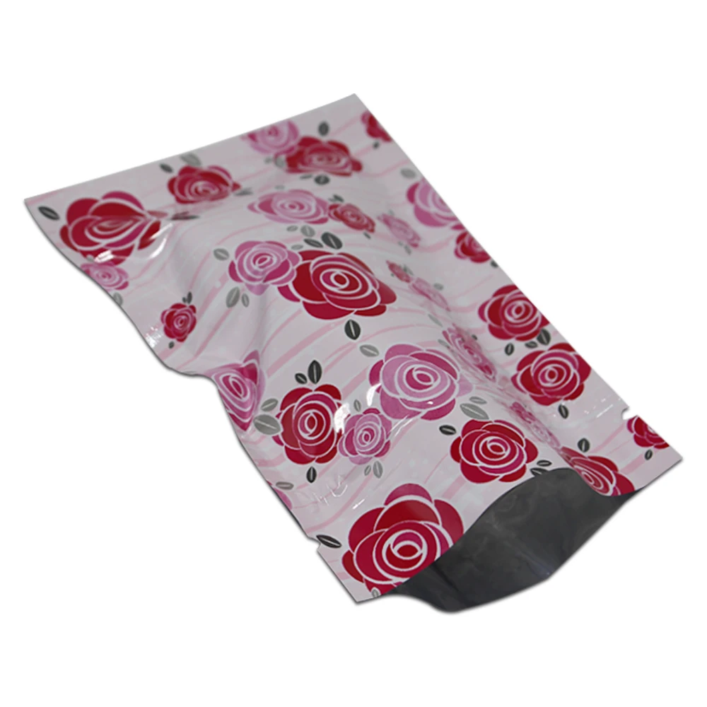 7x10 см Самоуплотняющаяся Zip Lock mylar Фольга мешок закрывающимися плоским ziplock Алюминий Фольга Чехлы для Еда конфеты закуски Вышивка Крестом Пакет