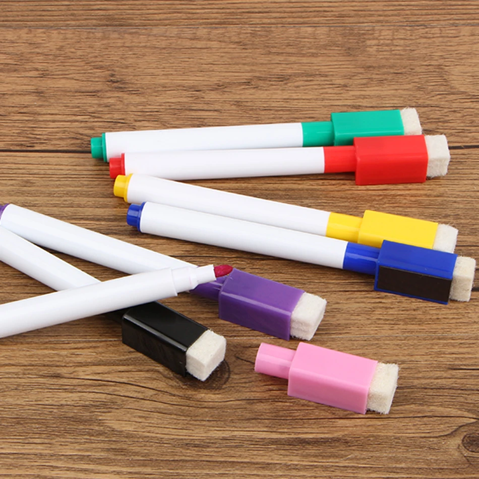 7 Цвет Повторного Заполнения Доски Маркером Набор Ластик И Магнитное Бесплатная