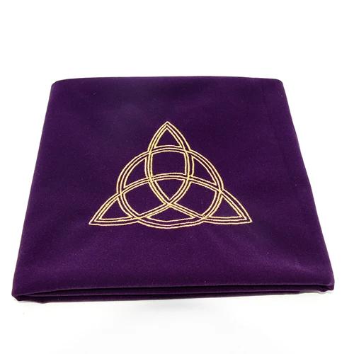 Вышивка Узор алтарь Пентакль солнце Таро карты партии Ткань Скатерть Divination Wicca