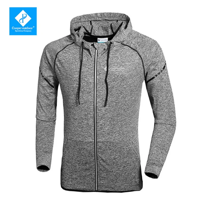 Для мужчин Бег куртка дышащей эластичной свет Спортивная для бега Фитнес
