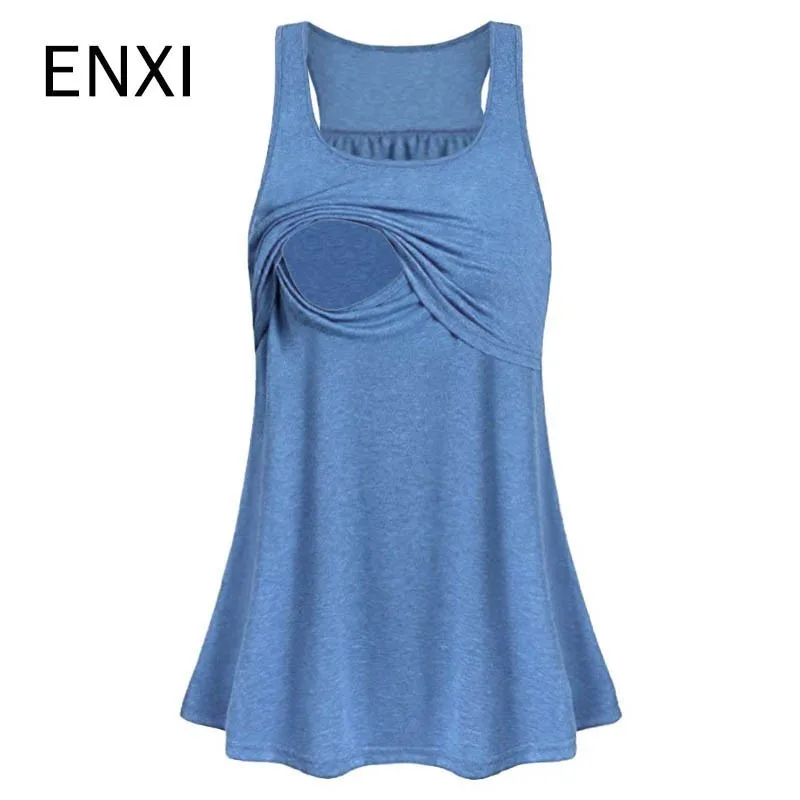 ENXI удобное платье для беременных одежда грудного вскармливания юбка Falbala 2019 |