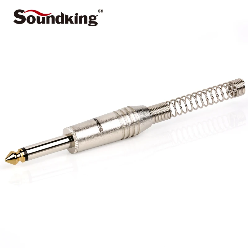 Soundking hige качественный 6 35 штекер Джек моно 1/4 &quotразъем Музыкальные инструменты