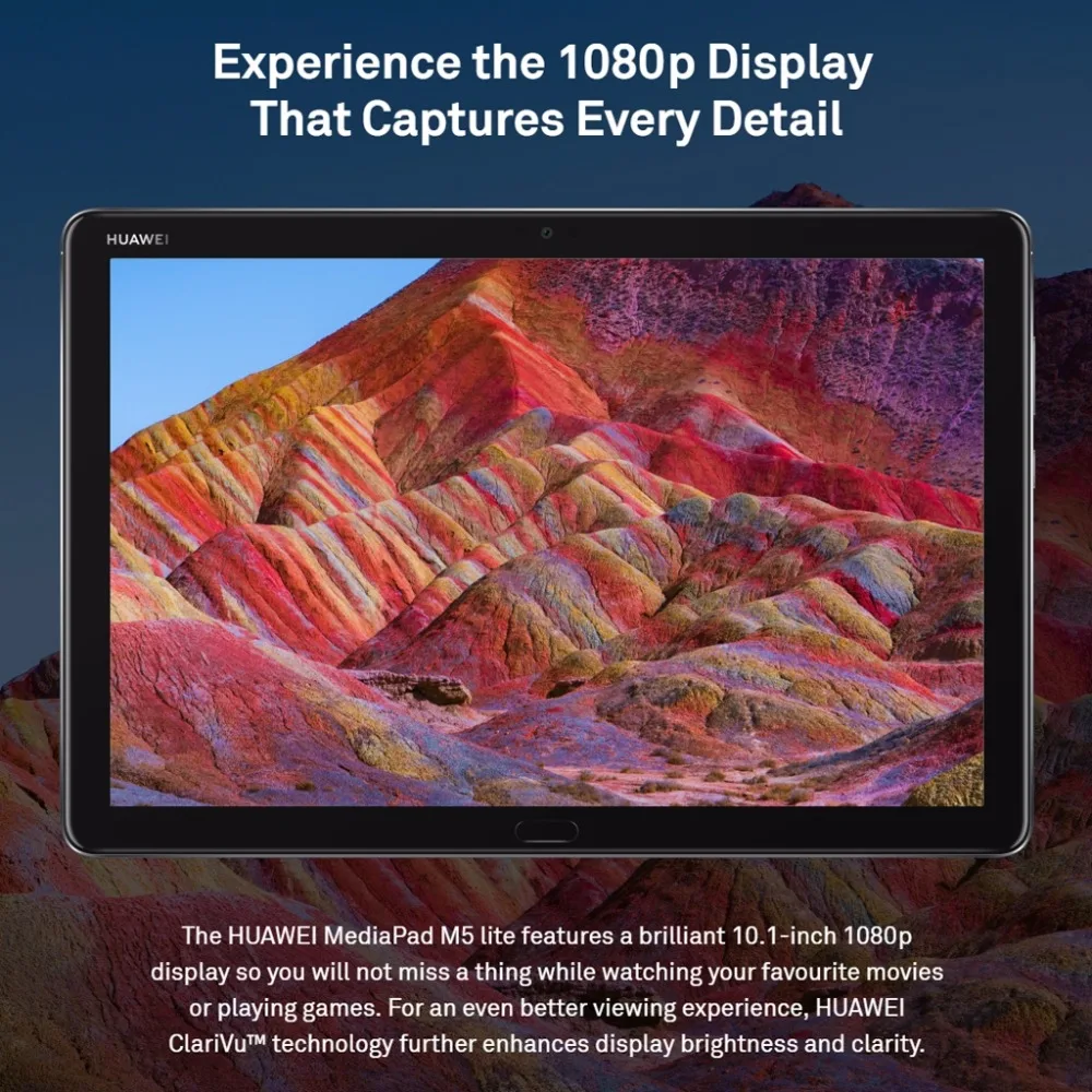 Huawei Mediapad M5 lite, BAH2-AL10, 4G, планшет с функцией звонка, ПК, 10,1 дюймов, 4 ГБ, 64 ГБ, 128 ГБ, Android 8,0, Hisilicon Kirin 659, четыре ядра