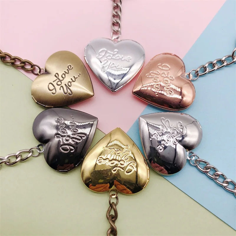 MINGQI модный брелок в форме сердца с фоторамкой 6 цветов креативные хорошие друзья