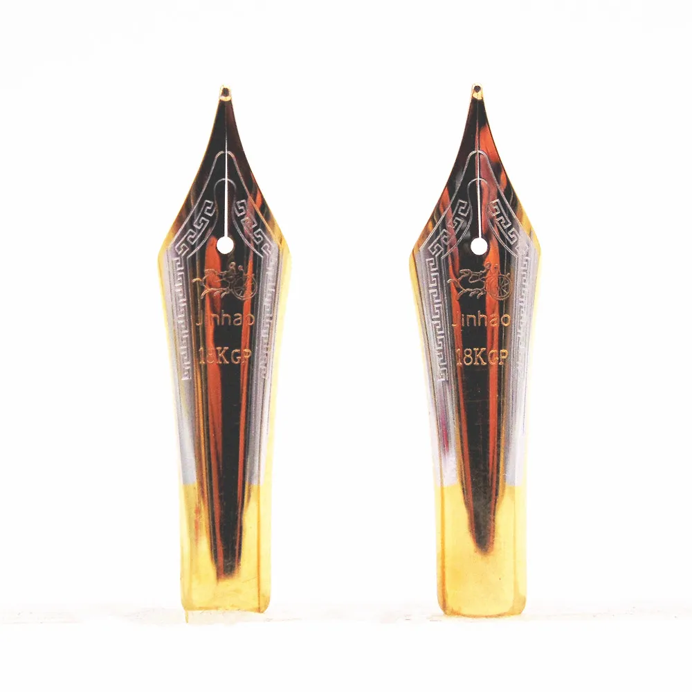 Перьевая ручка Jinhao X450 2 шт. Золотая со средним пером универсальная в том же