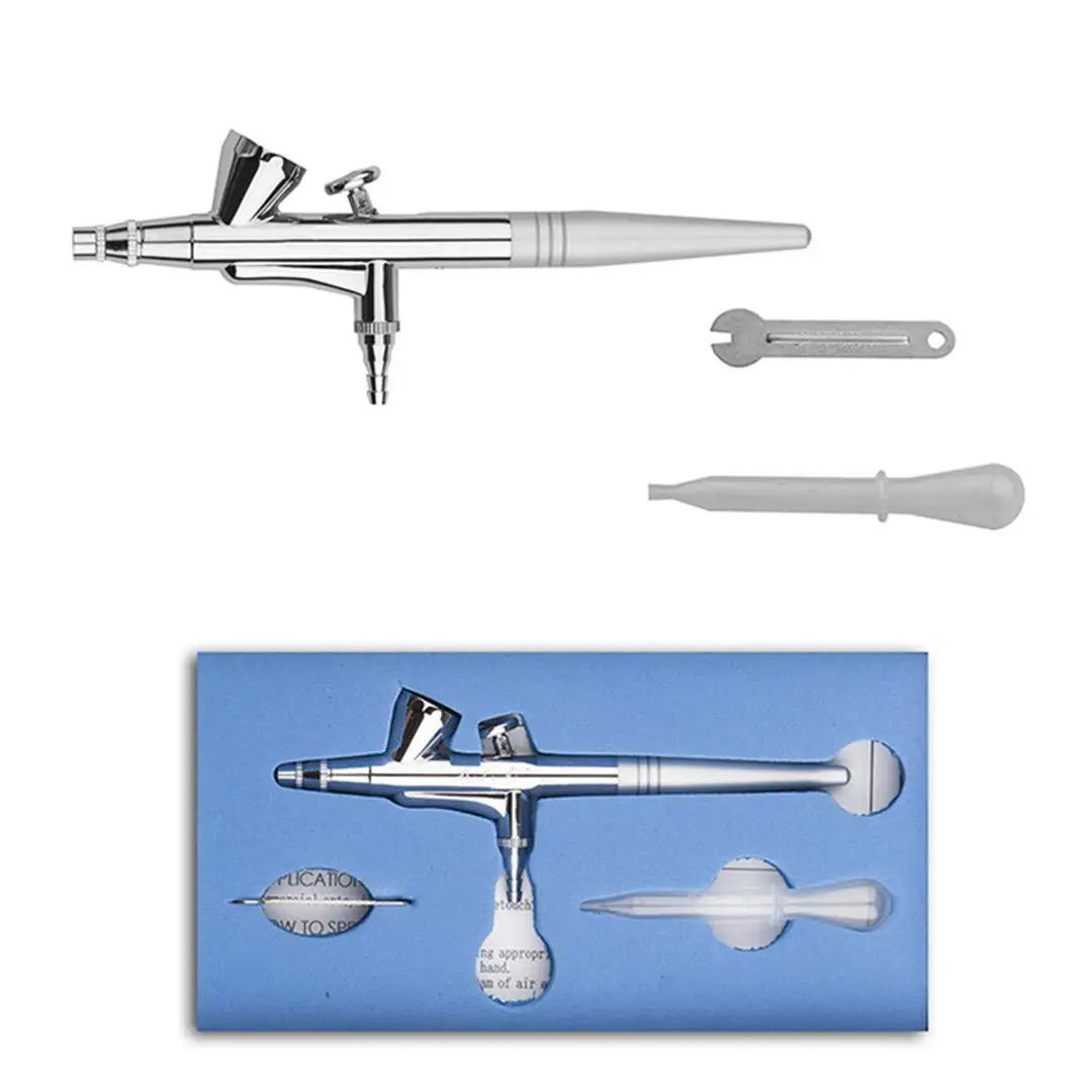 0.2/0.3/0.4mm Nozzle Airbrush Double Action Switch Air-brush 2cc Cup Press Pull Printing Nail Tattoo DIY Painting Spray Gun