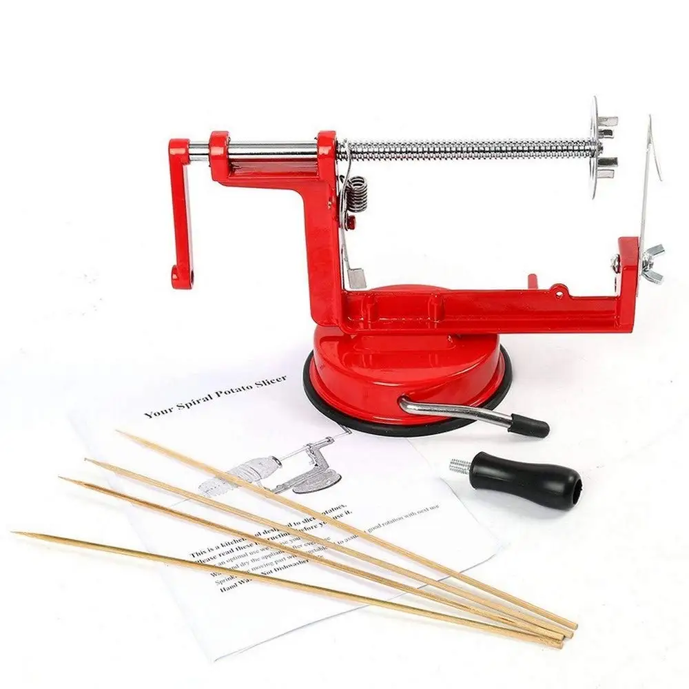 2019 нержавеющая сталь ручная витая картофелерезка спиральные чипсы французская