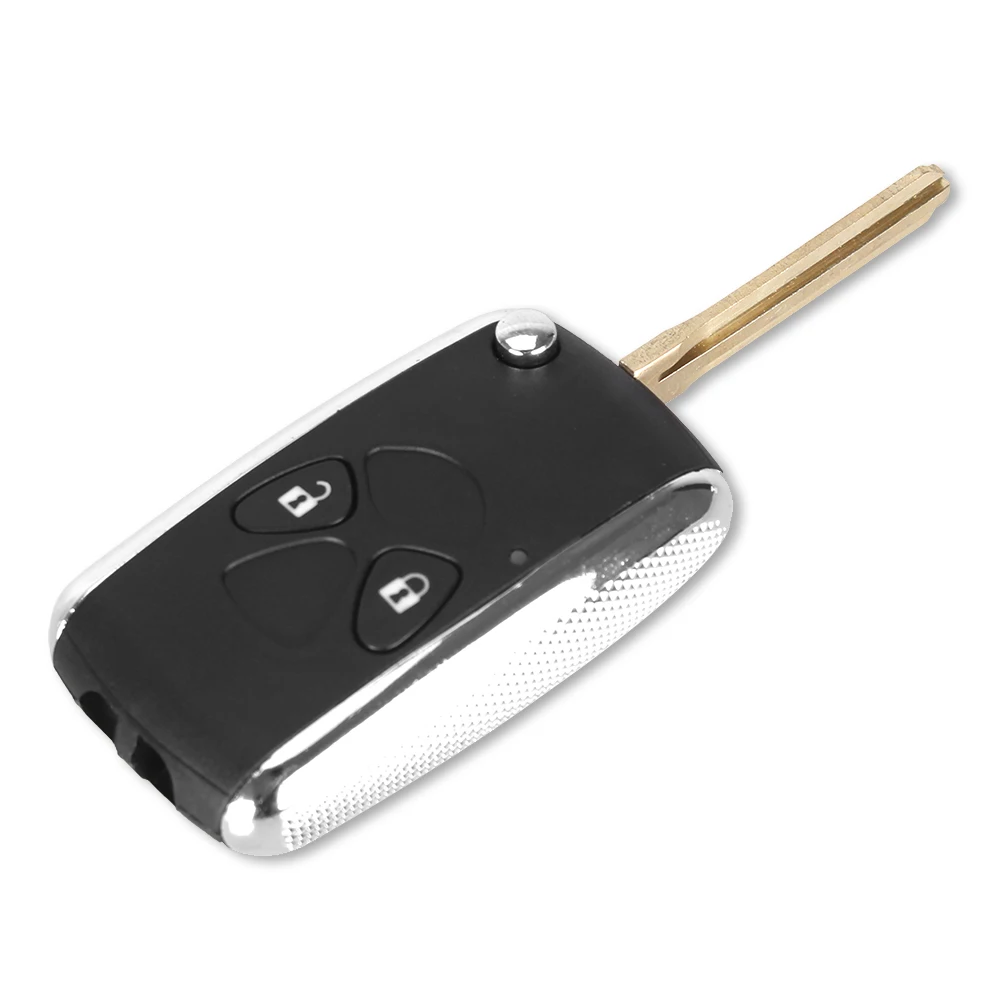 Модифицированный складной чехол KEYYOU для ключа с двумя/3/4 кнопками Toyota Camry RAV4 Corolla