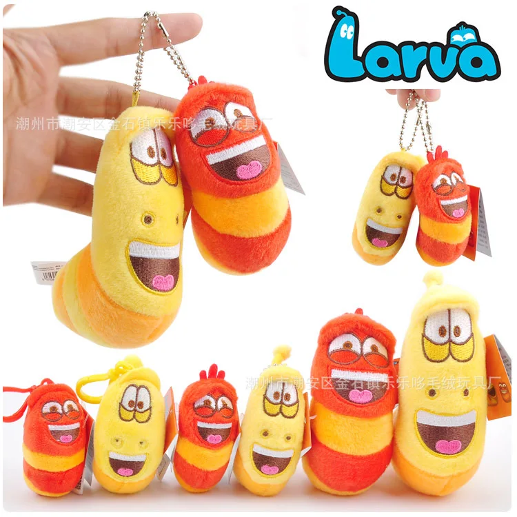 2 шт./лот 3 модели забавные насекомые слизи креативные плюшевые игрушки личинка