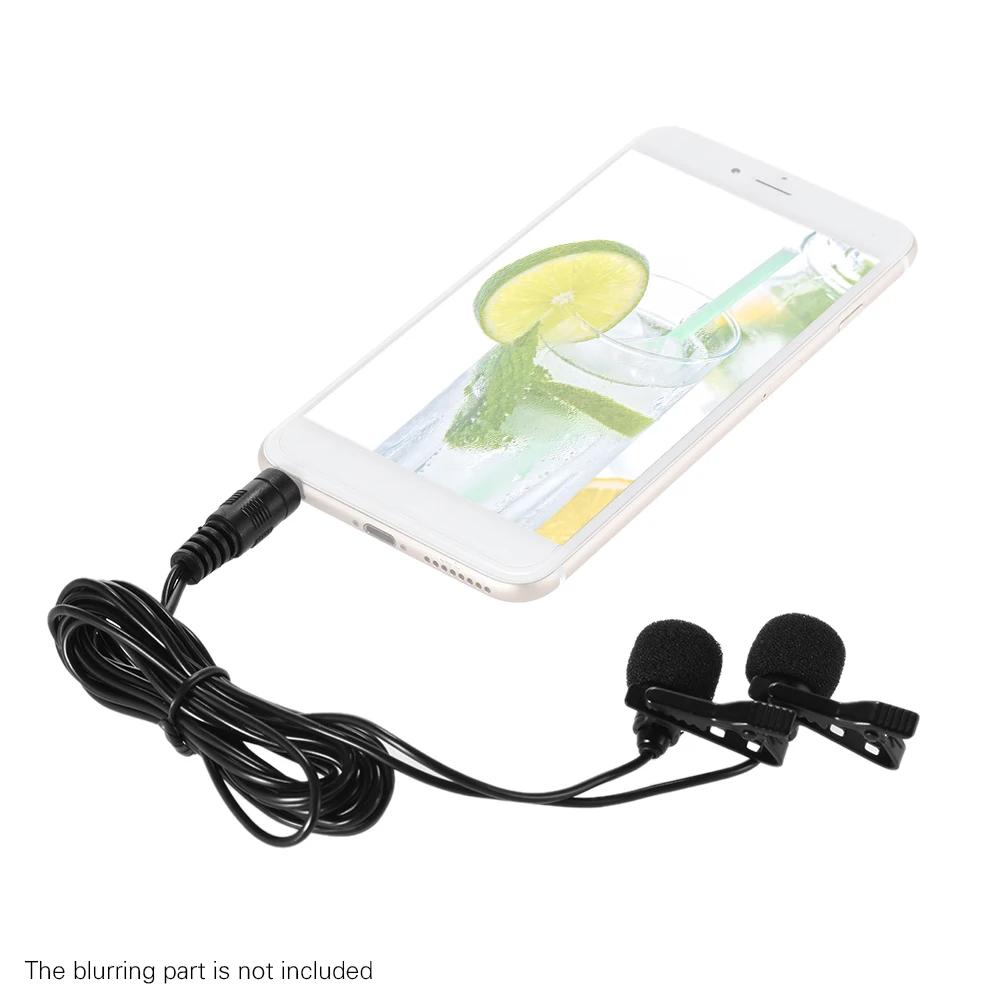 150 см Мобильный телефон Смартфон мини двухголовый всенаправленный микрофон с