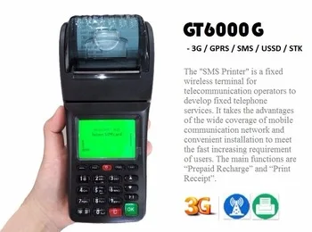 Беспроводной принтер 58 мм Goodcom 3G термопринтер POS для заказов на веб сайте|thermal
