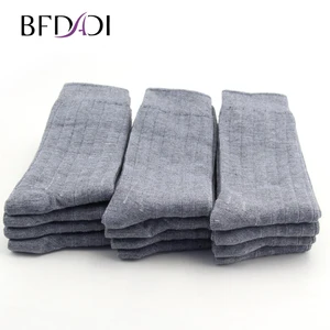 Мужские носки из бамбукового волокна, высококачественные носки, повседневные носки, 12 парЛот, большие размеры 42-48, 682